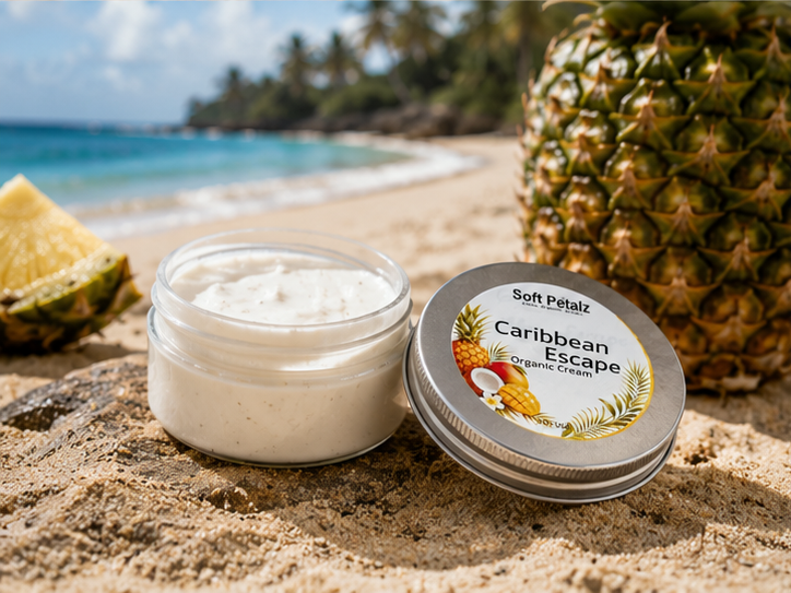 Soft Petalz Caribbean Escape Organic Cream