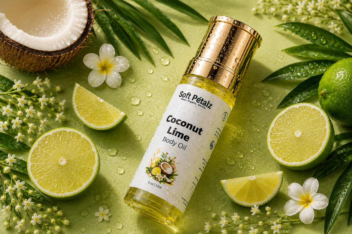 Coconut Lime Body Oil