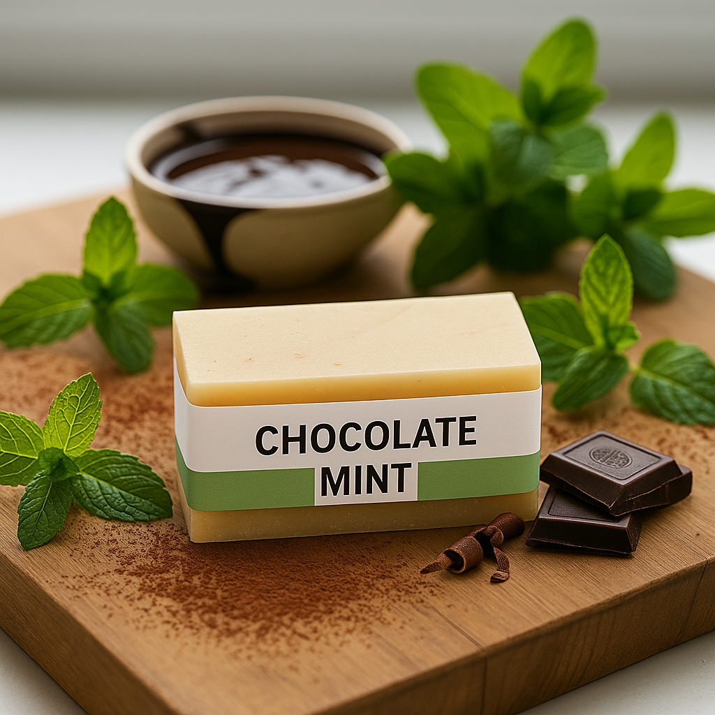 Chocolate and Mint Organic Soap