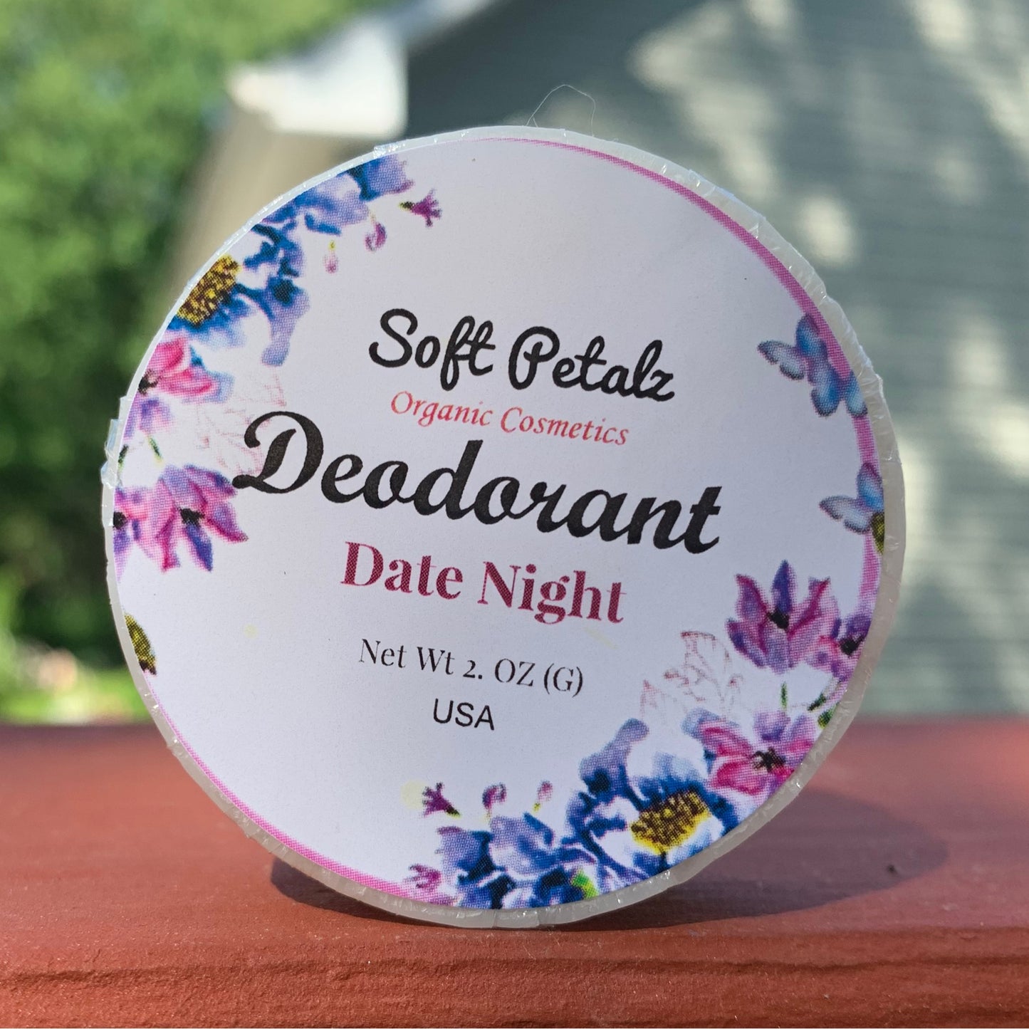 Soft Petalz Organic Deodorant Bar