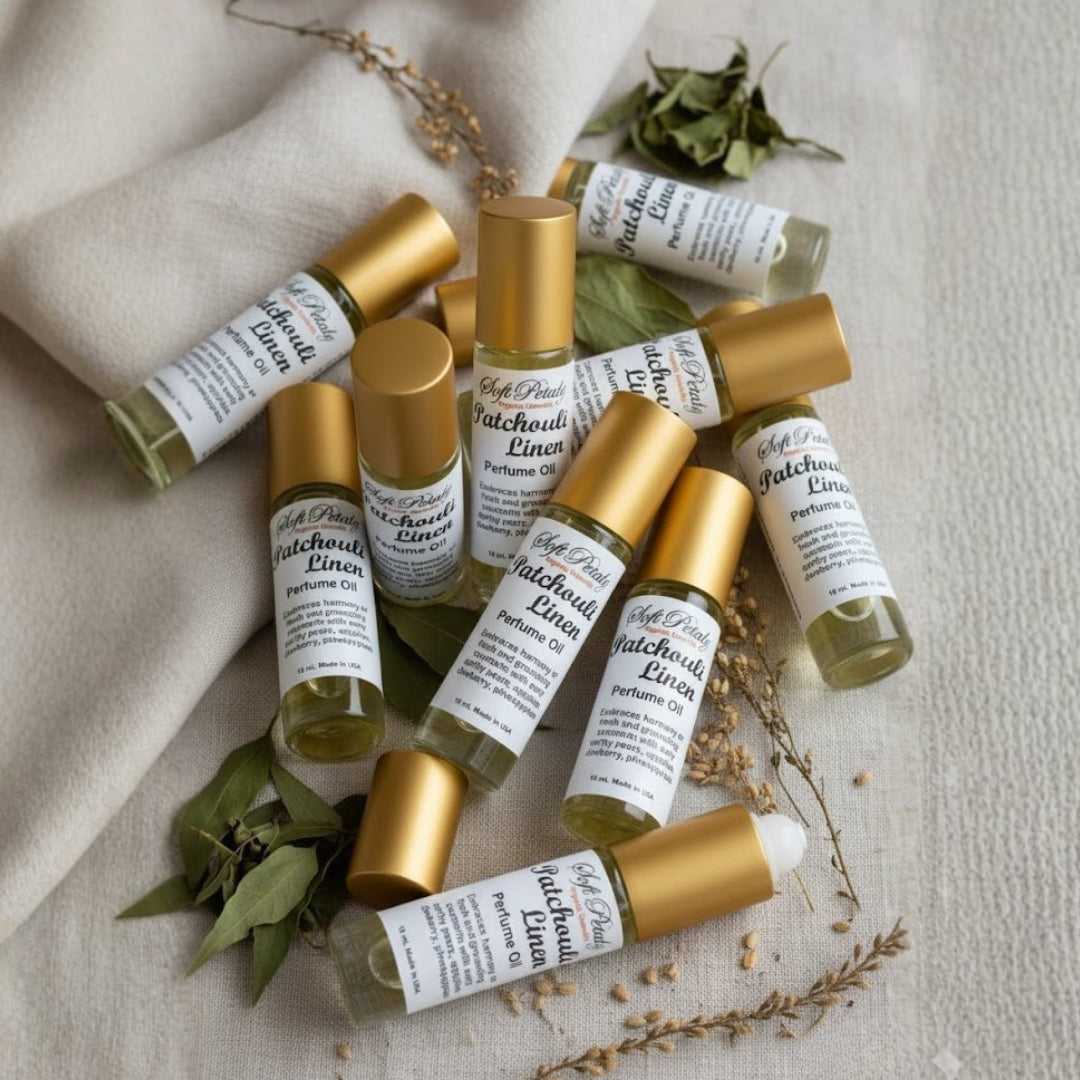 Patchouli Linen Natural Roll-On Perfume Oil