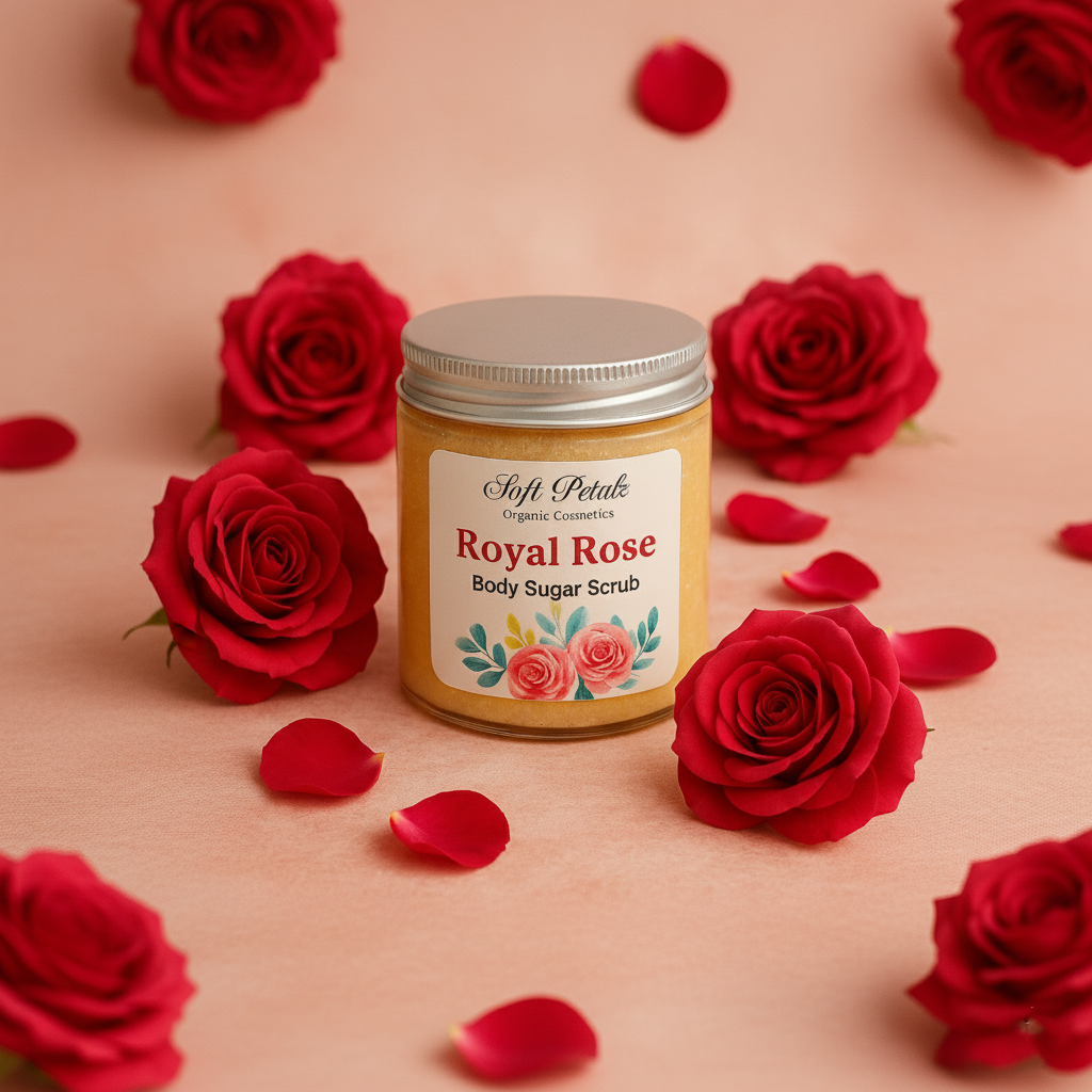 Royal Rose Organic Body Sugar Scrub