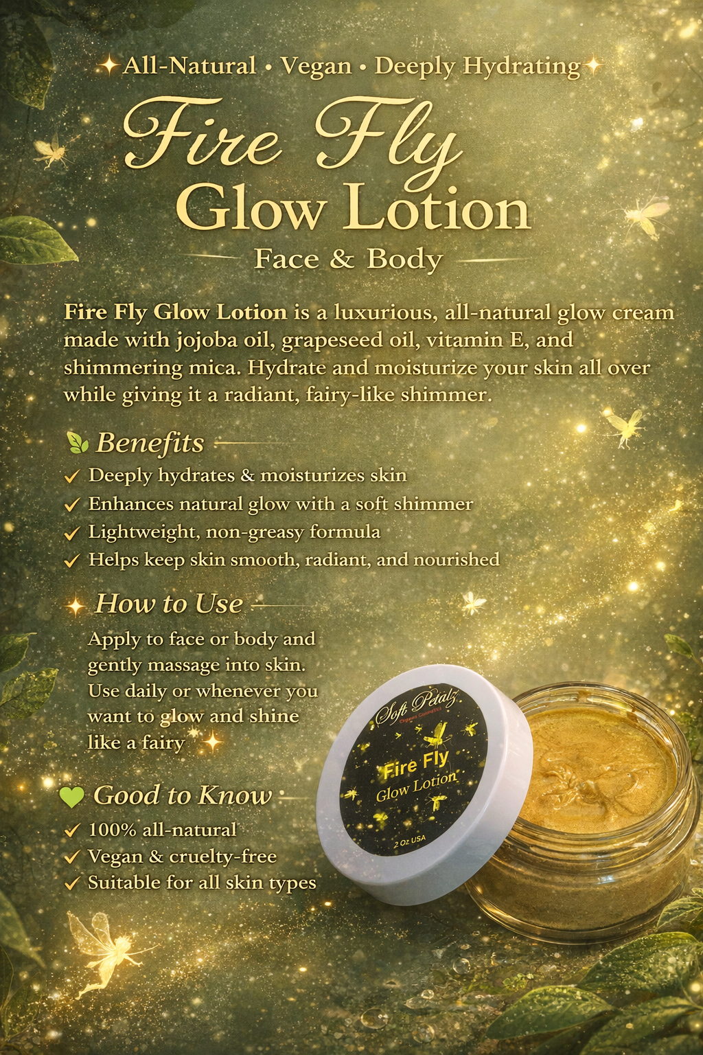 Fire Fly Glow Lotion