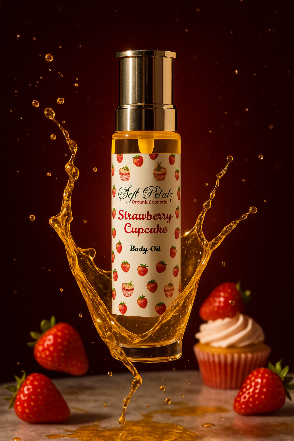 Strawberry Cupcake Body Oil
