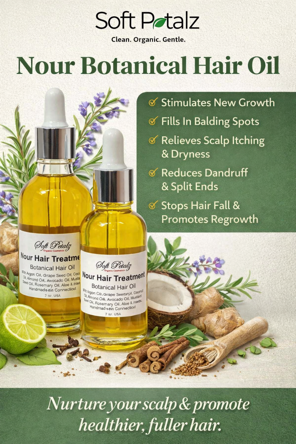 Nour Hair Treatment Botanical Hair Oil