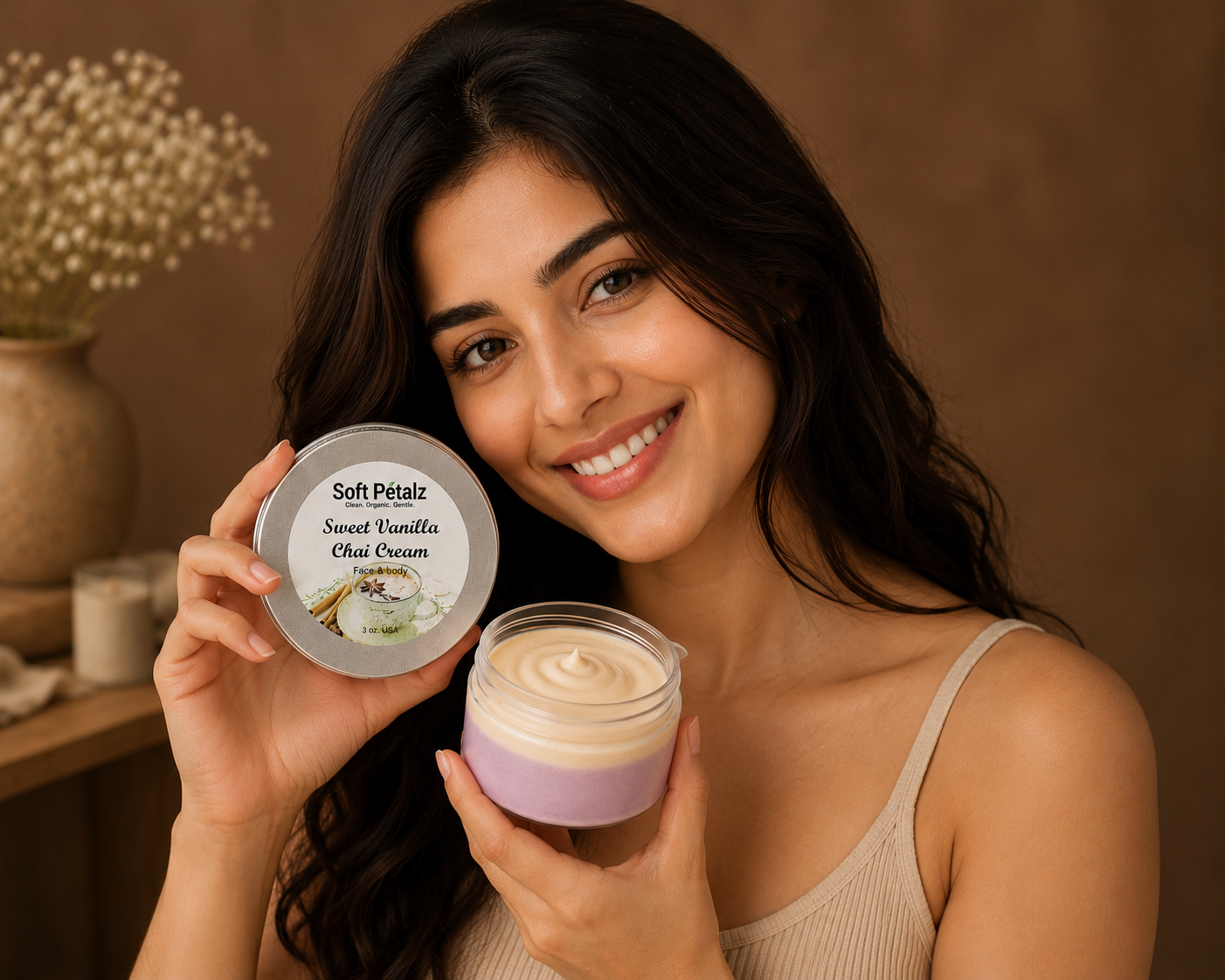 Soft Petalz Sweet Vanilla Chai Cream