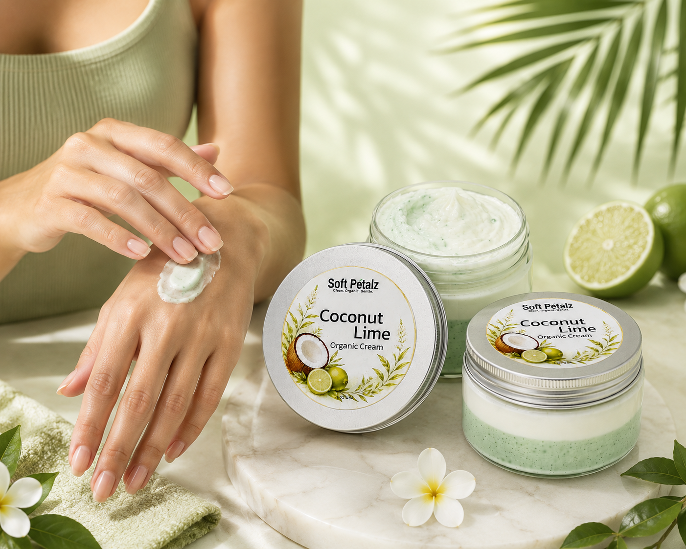 Soft Petalz Coconut Lime Verbena Cream
