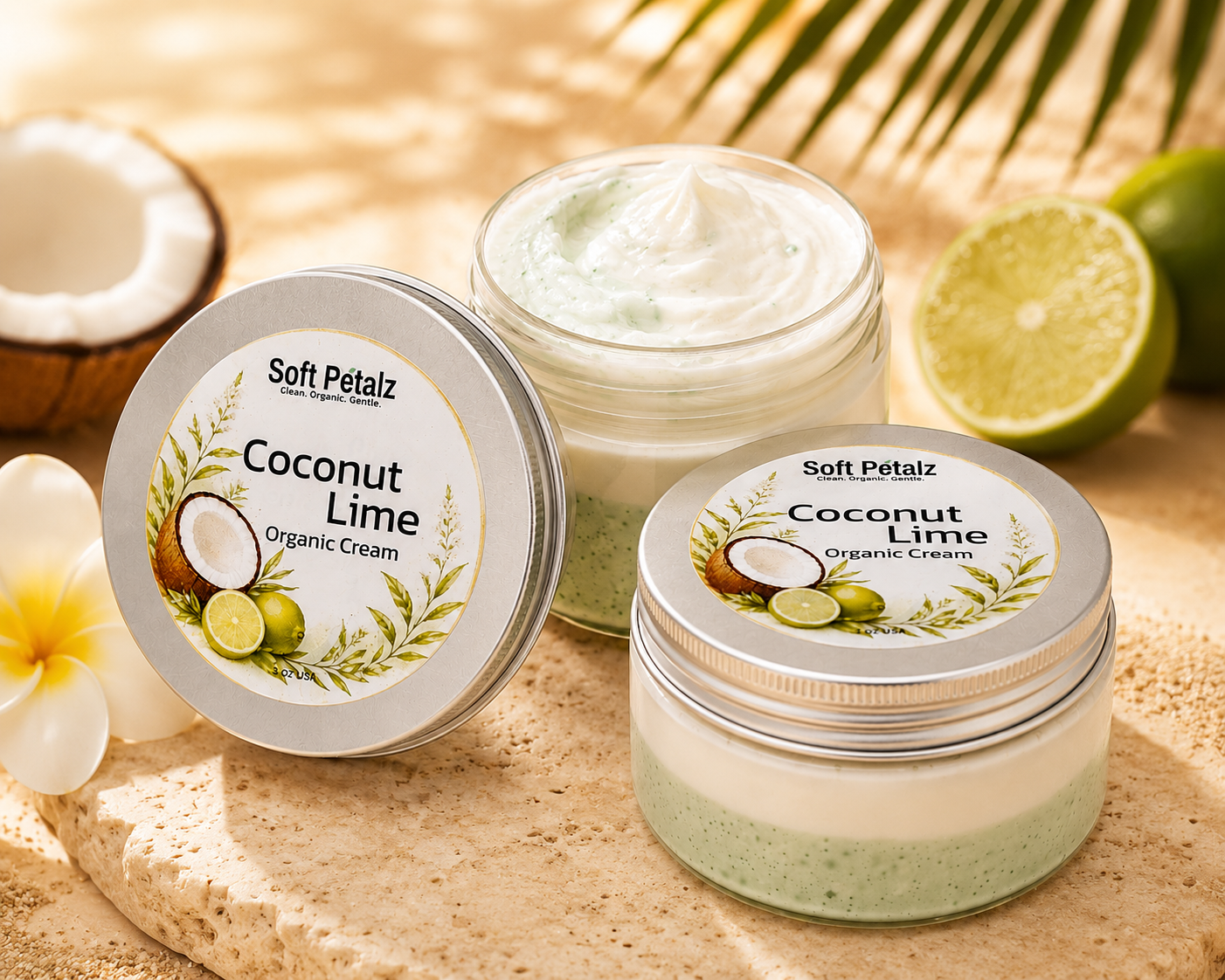 Soft Petalz Coconut Lime Verbena Cream