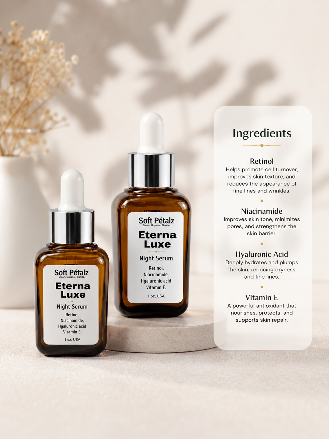 Eterna Luxe Night Serum