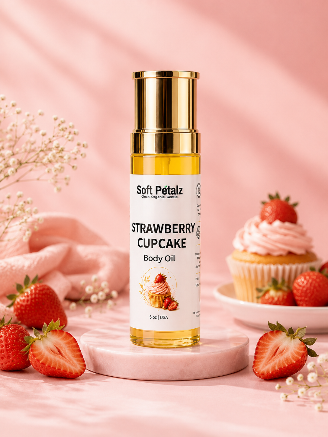 Strawberry Cupcake Body Oil