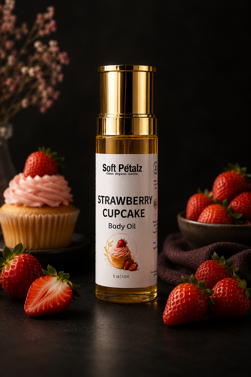 Strawberry Cupcake Body Oil