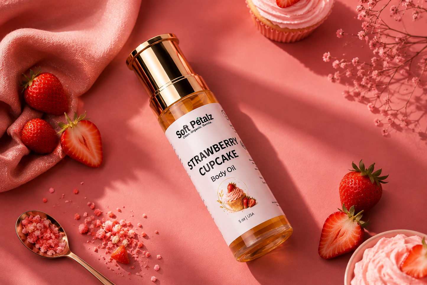 Strawberry Cupcake Body Oil