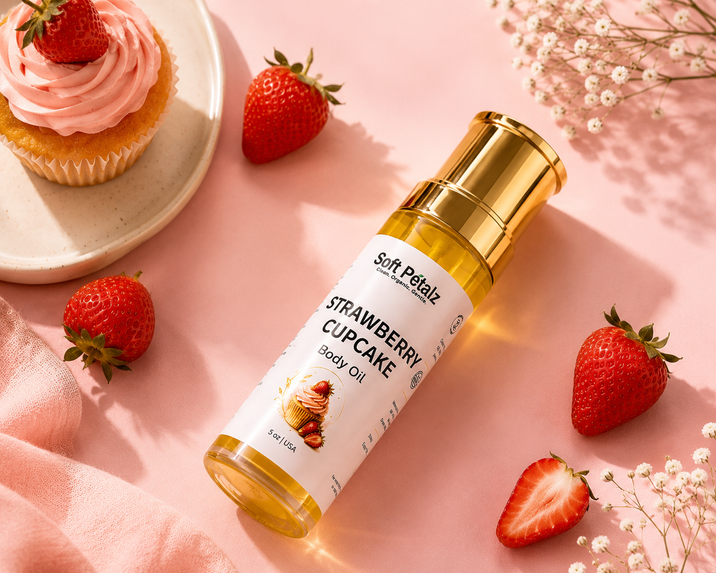 Strawberry Cupcake Body Oil