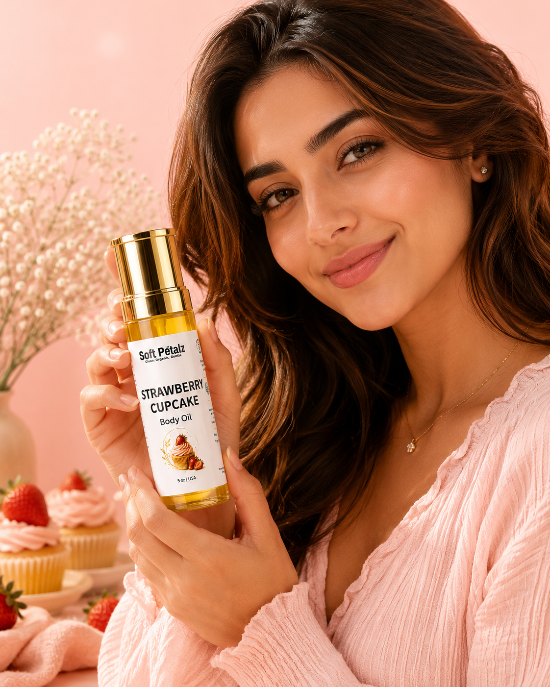 Strawberry Cupcake Body Oil