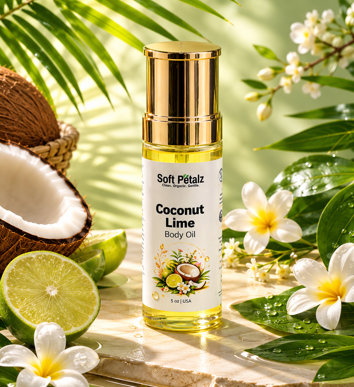 Coconut Lime Body Oil