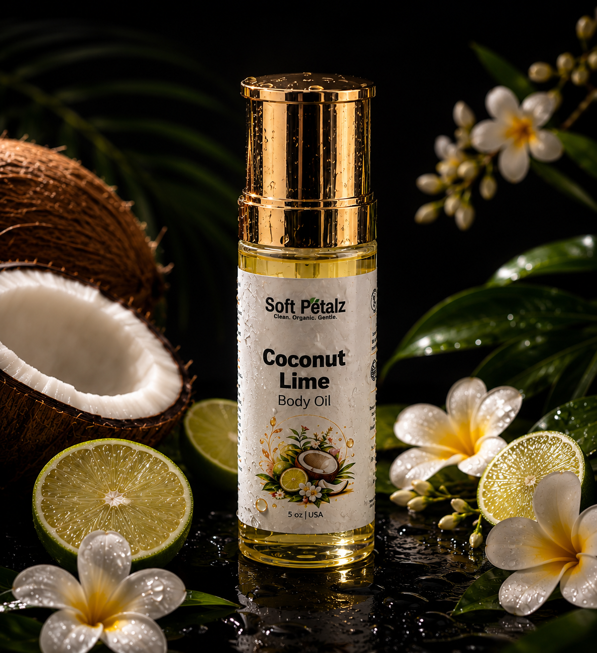 Coconut Lime Body Oil