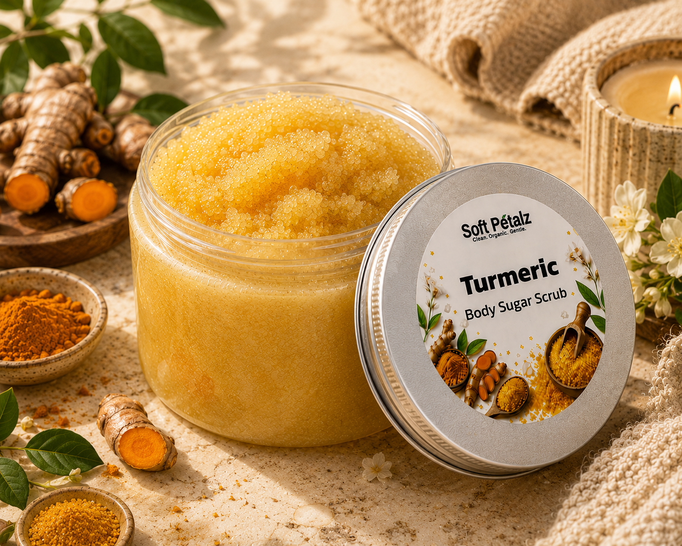 Turmeric Body Sugar Scrub