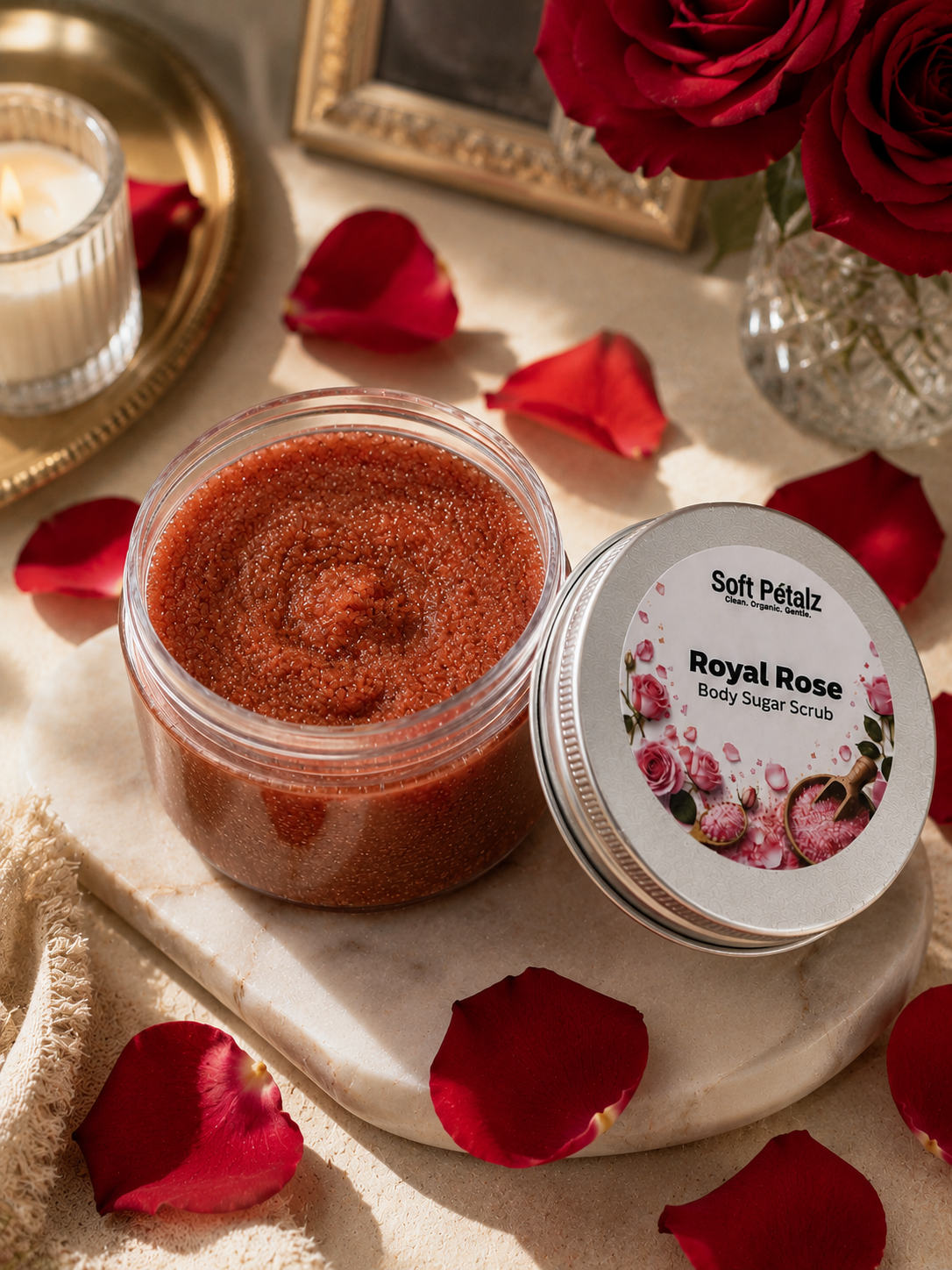 Royal Rose Organic Body Sugar Scrub