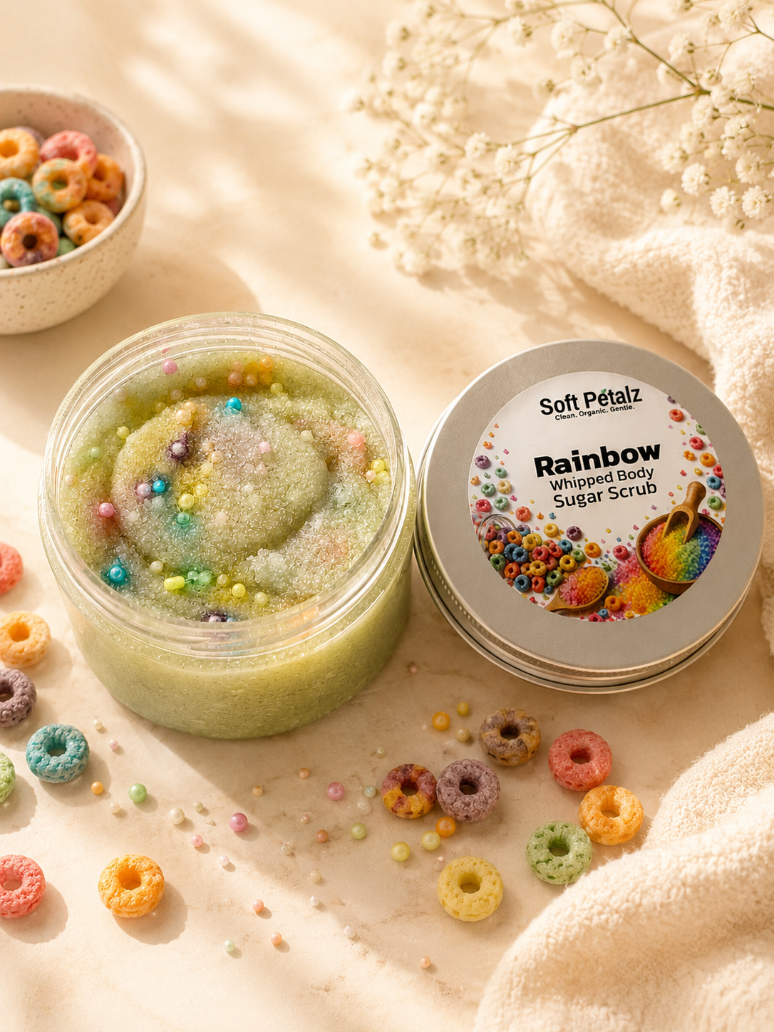 Rainbow Body Sugar Scrub