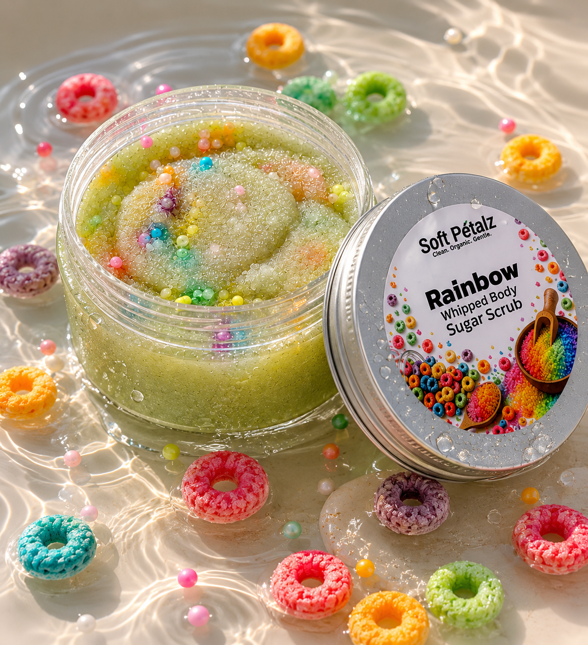 Rainbow Body Sugar Scrub
