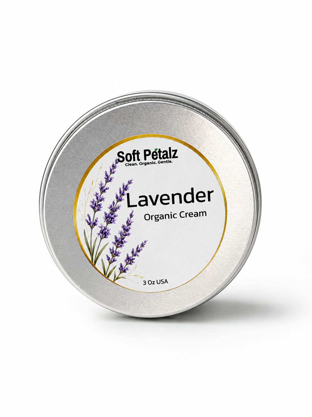 Soft Petalz Lavender Organic Cream