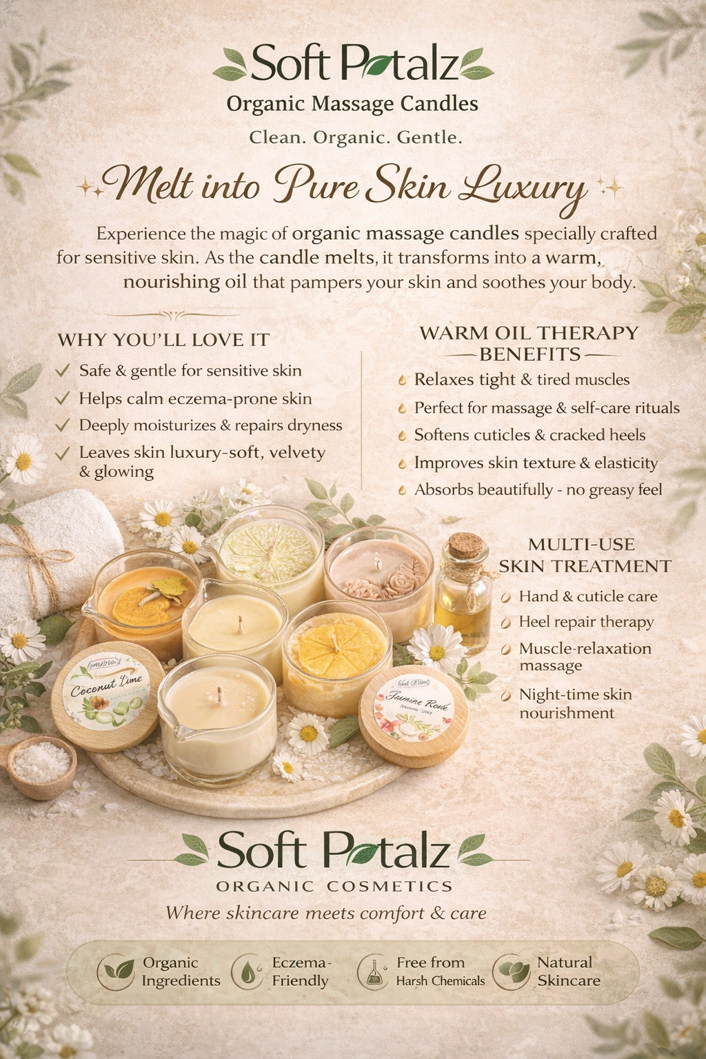 Coconut Lime Massage Candle